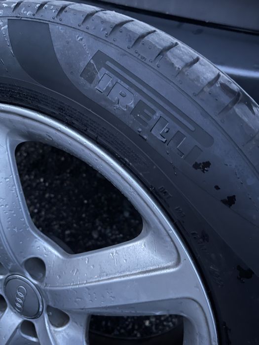 Jante Audi Q5 R19 + Anvelope Pirelli 235/55/19 aproape NOI