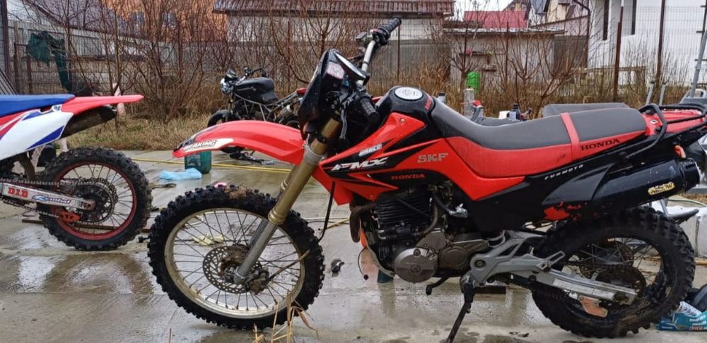 Honda FMX 650 Enduro/ Supermoto-- Valabil o săptămână plec din tara!