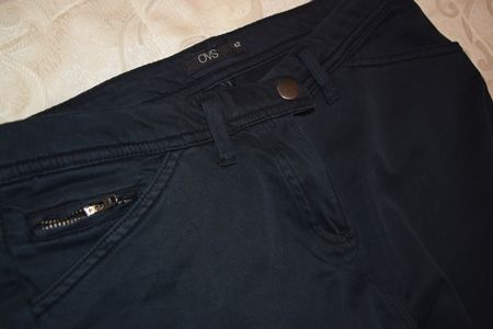 Pantalon femei, tip blug, pe bleumarin inchis, model frumos