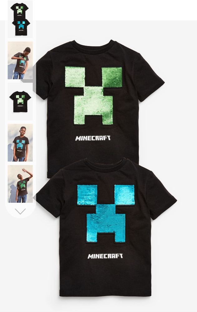 Vând tricou, Next, model Minecraft