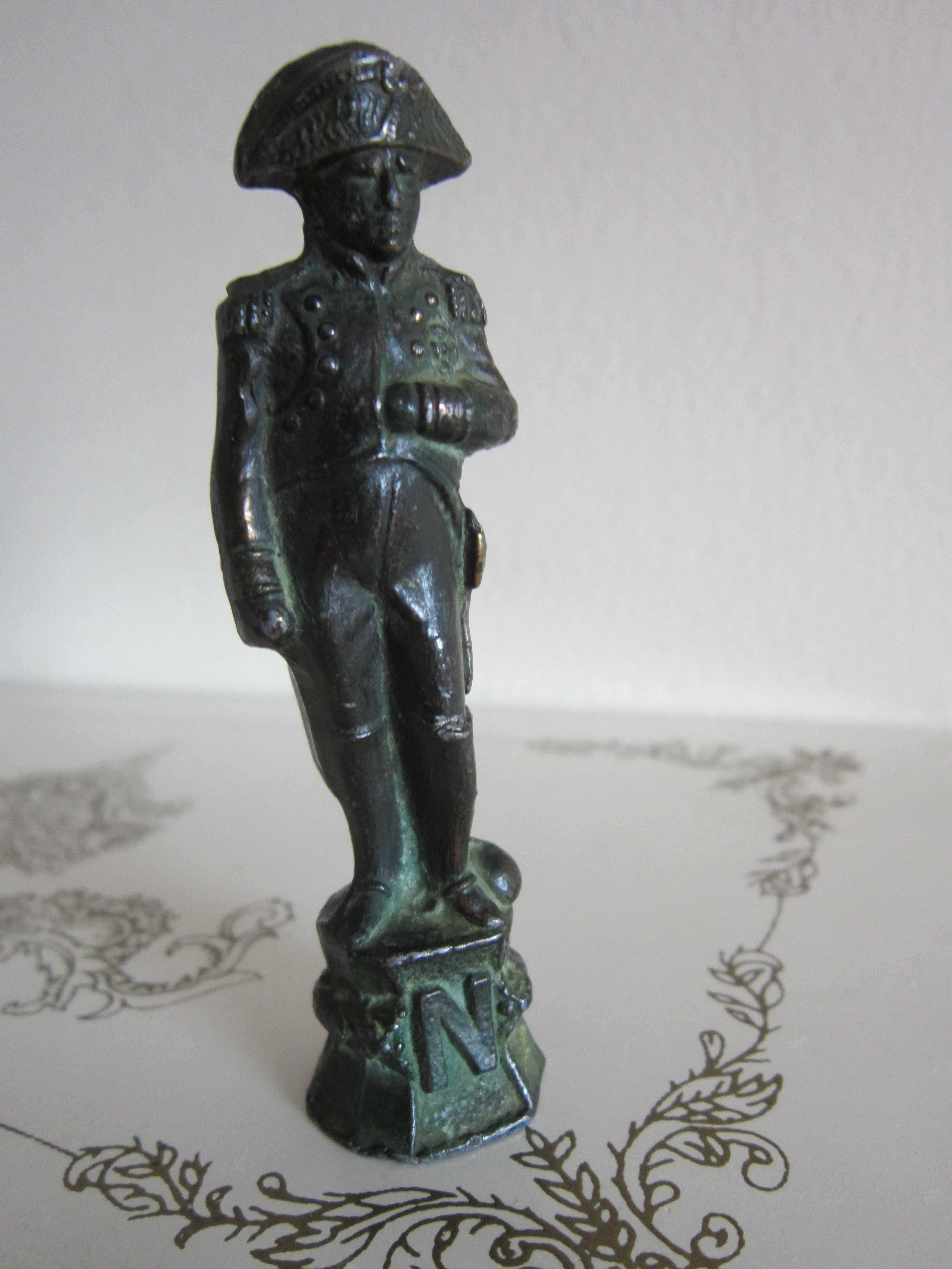 cadou rar Napoleon figurina miniatura colectie patina verde Italy 1950