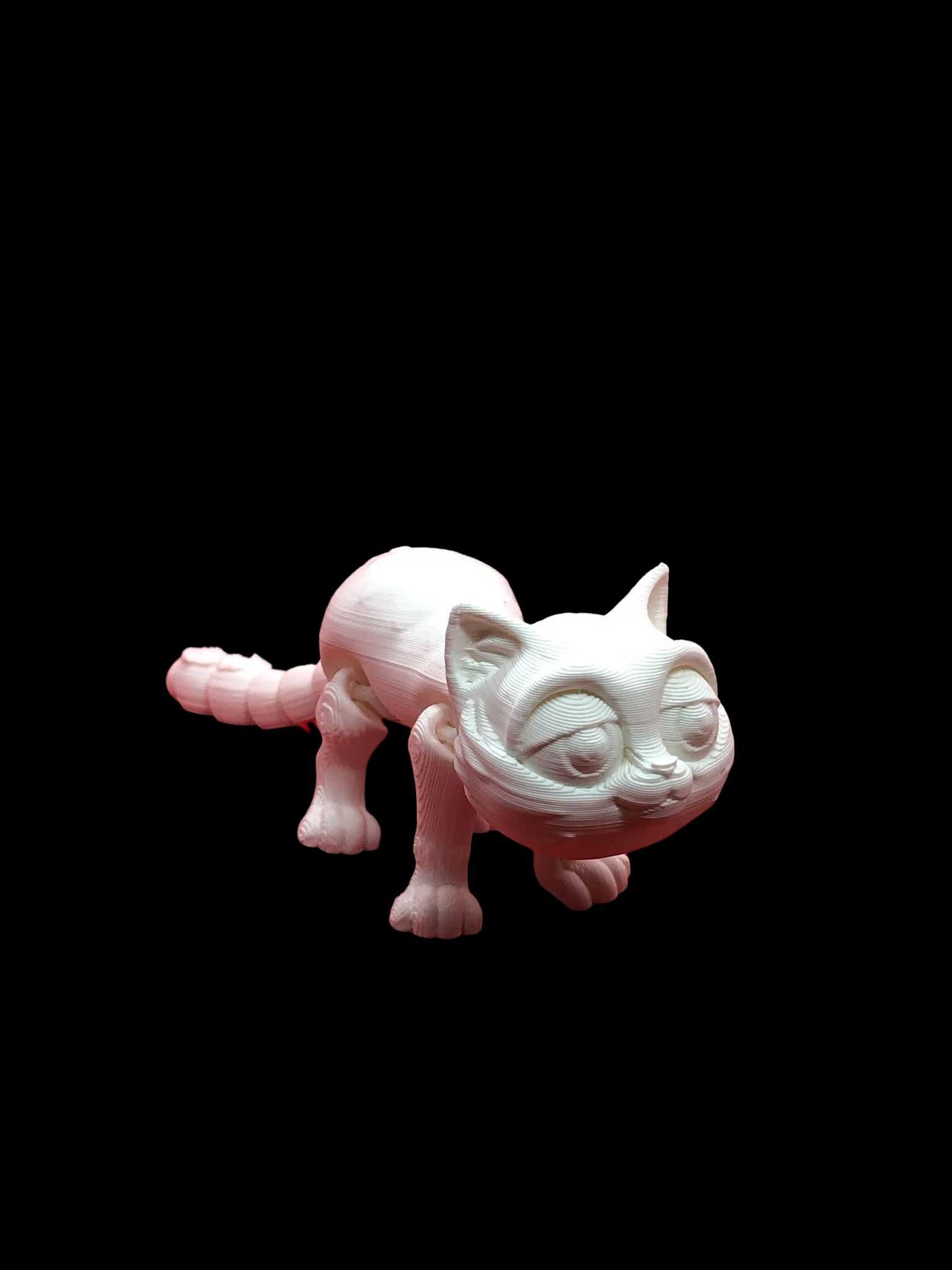 Pisica articulata, Printata 3D