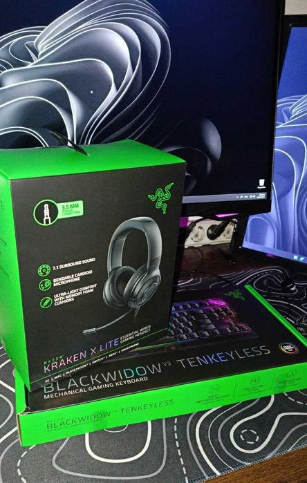 Razer Kraken X Lite – новые наушники, идеал, с переходником