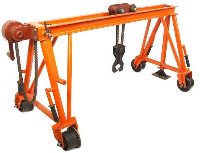 крон козловой ручной кр-1350 путейский