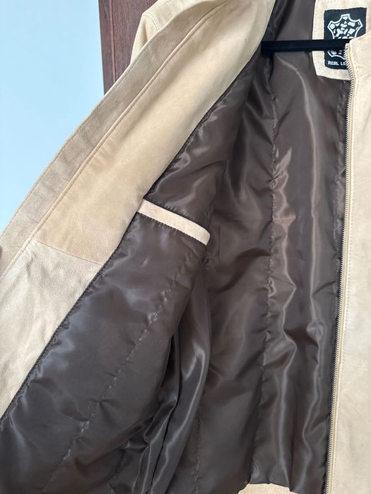 Мъжко яке, Естествен Велур, размер М, от Angel Jackets UK, чисто ново