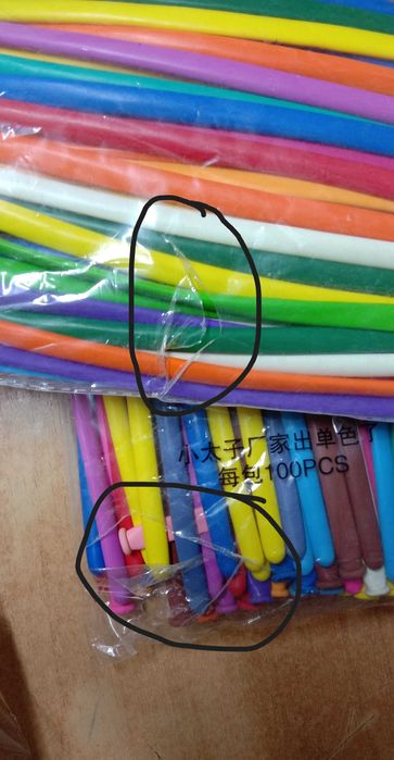 Шар для моделирования 100 штук в 1 упаковке