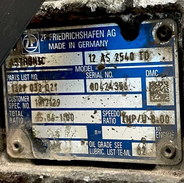 Cutie de viteze camion DAF Automat ZF 12AS2540TD XF106.510 (1912129)