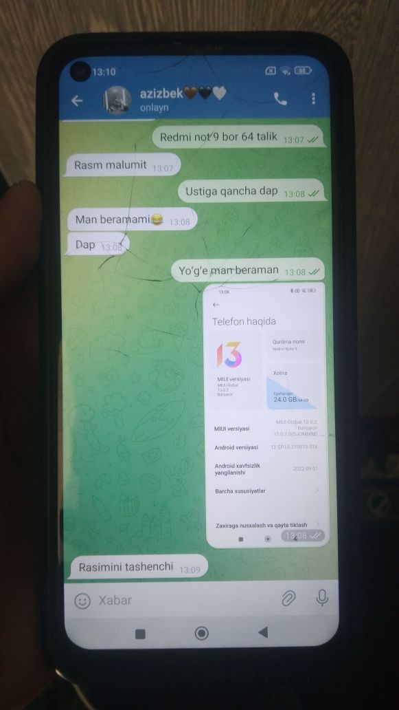 Redmi not 9 norm