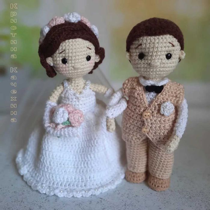 Куклы Жених и Невеста ручной работы