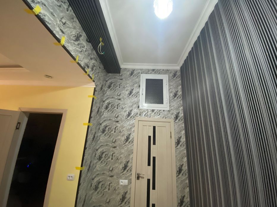 Oboy yopishtirish, malyar ishlari