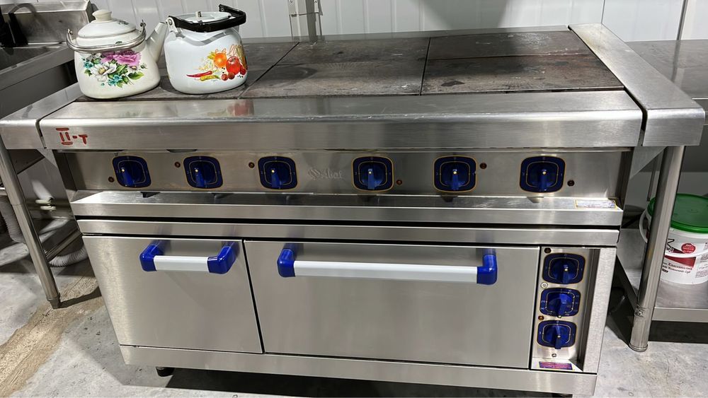 газовая плита с духовкой и без