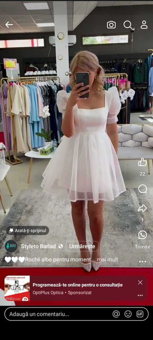 Vând rochie cununie mărimea M pret 350 lei negociabil,in Galați