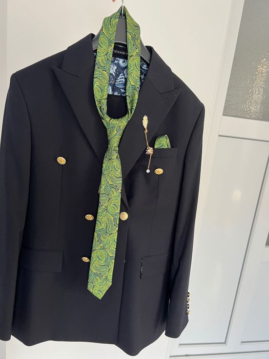 Costum elegant negru, marimea 48