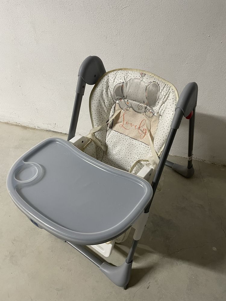 Lorelli Classic  Стол за хранене CRYSPI GREY ELEPHANT
