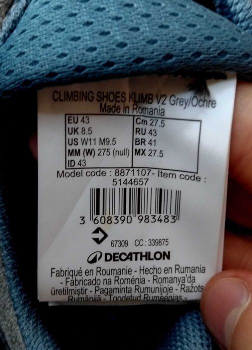 SIMOND еспадрили за катерене KLIMB V2