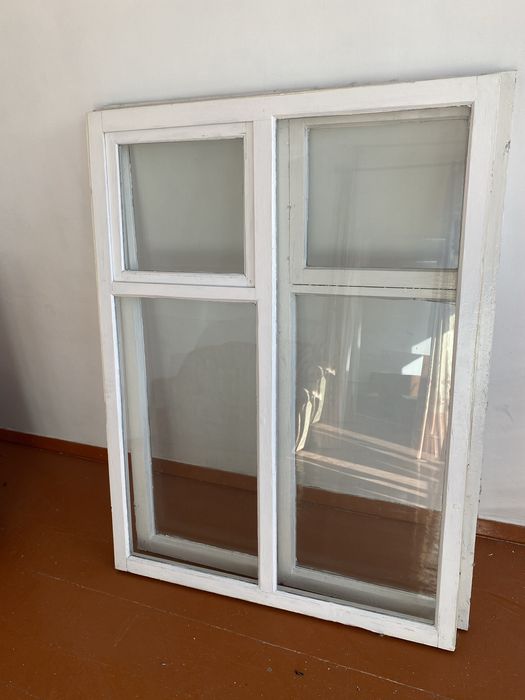 Окна деревянные в хорошем состоянии