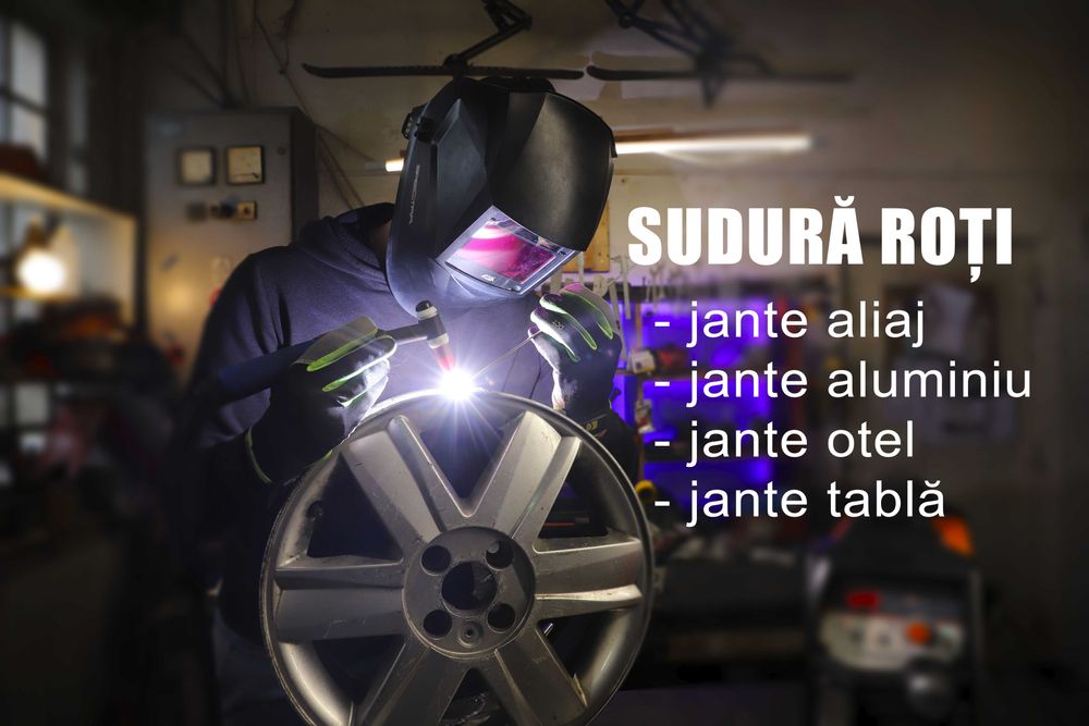 Sudura roti,  jante aliaj si otel