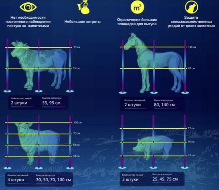 Электропастух Электроизгородь СТАТИК 3М для КРС Лошадей Баранов Коров
