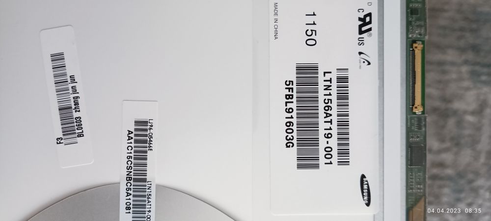 LTN156AT19-001 Samsung 15.6 40 pin