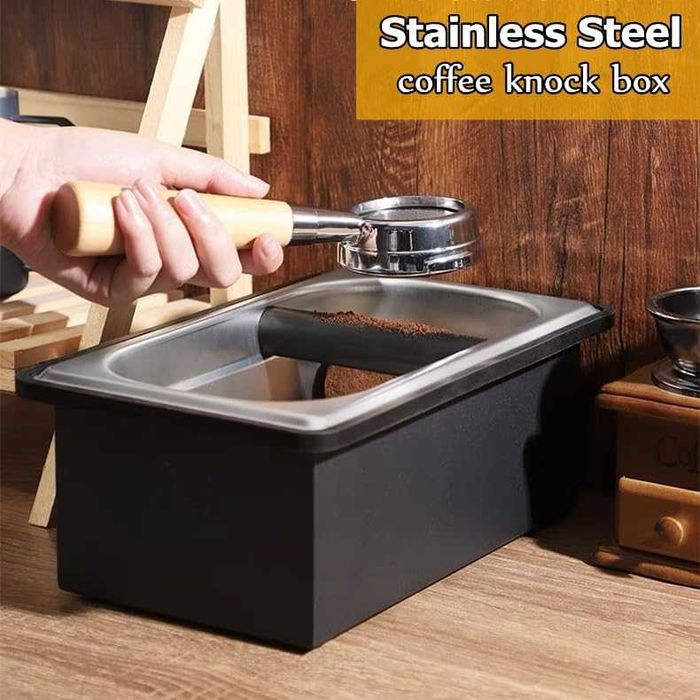 Нов голям контейнер за кафе от неръждаема стомана Дом