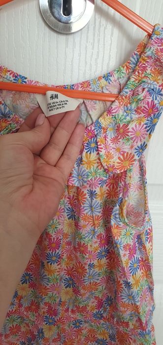 Rochie unicorn, salopeta,fusta marimea 116-122