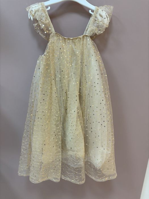 Rochita paiete auriii marimea 6 ani