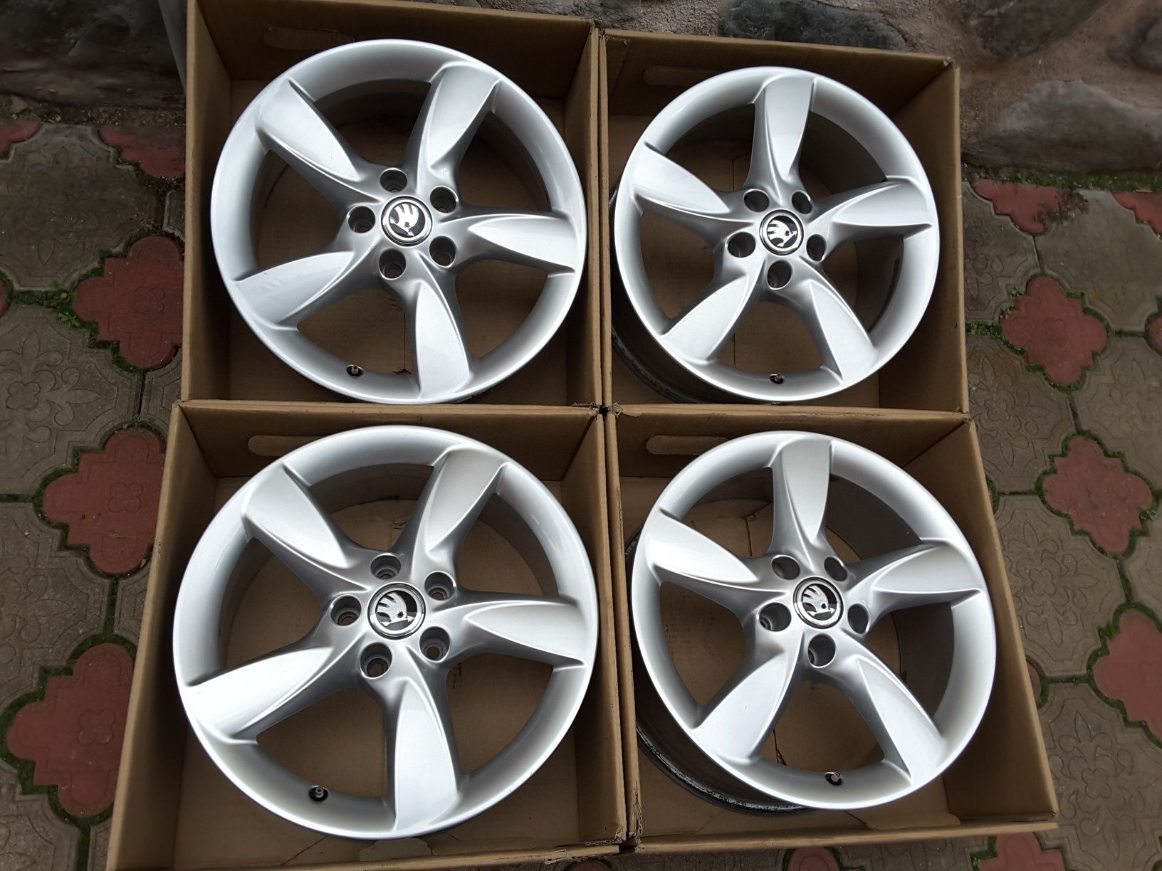 jante aliaj 17; 5x112; Skoda Kodiaq, Karoq, Superb, Octavia Scout