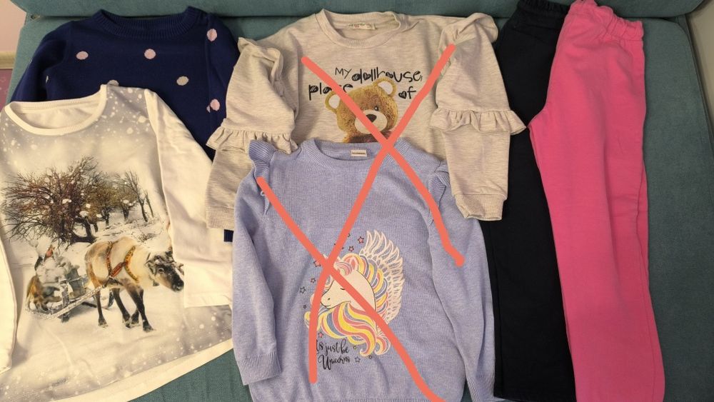 Дрехи за момиче 116-122