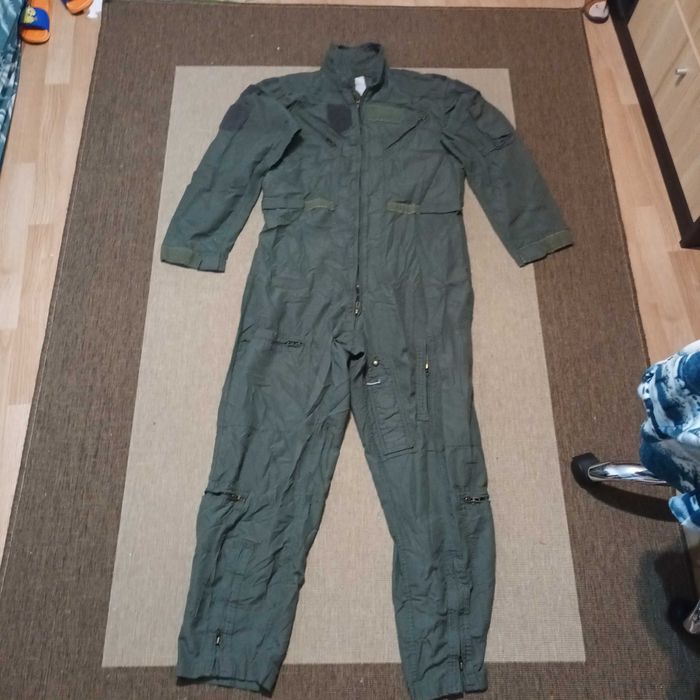 Salopeta aviator USA, US Vtg Green Flyers Coverall FLIGHT SUIT