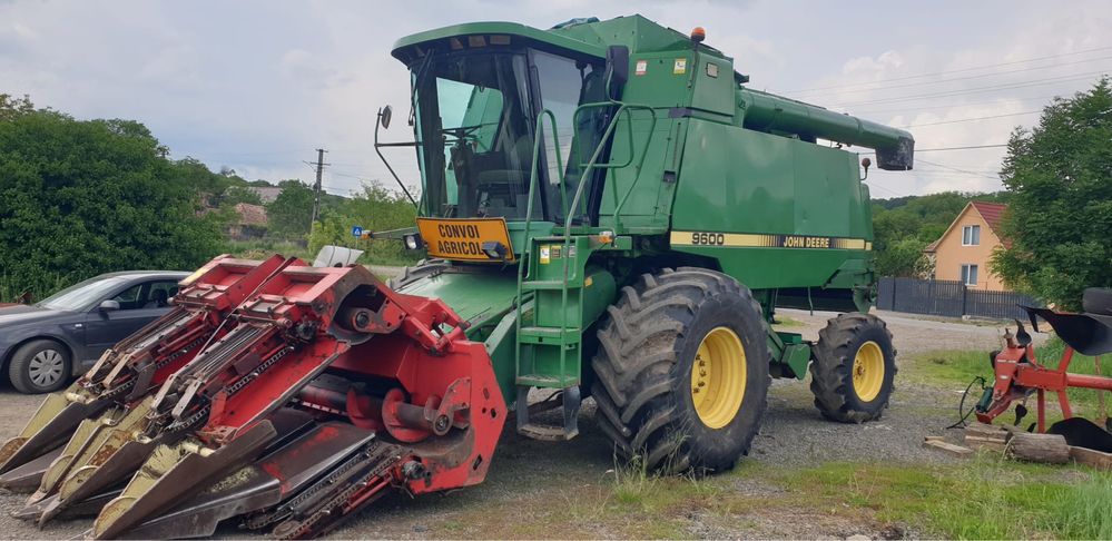 Combina John deere 9600 porumb păioase