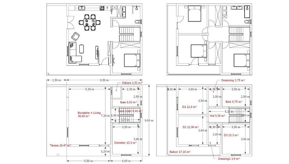 Cartier nou! 5.20 mp curte + cota parte drum casă superbă toate utilit