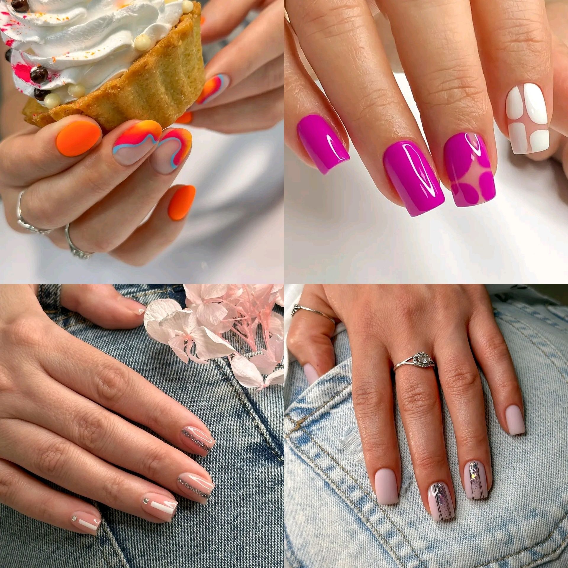 Deplasare si la Domociliu Unghii cu gel semi unghii false tips constru