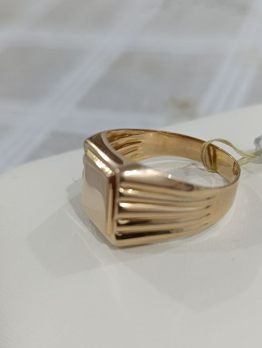 Советская заводская Мужское золотое кольцо, Проба  583, вес 5,88 р 21