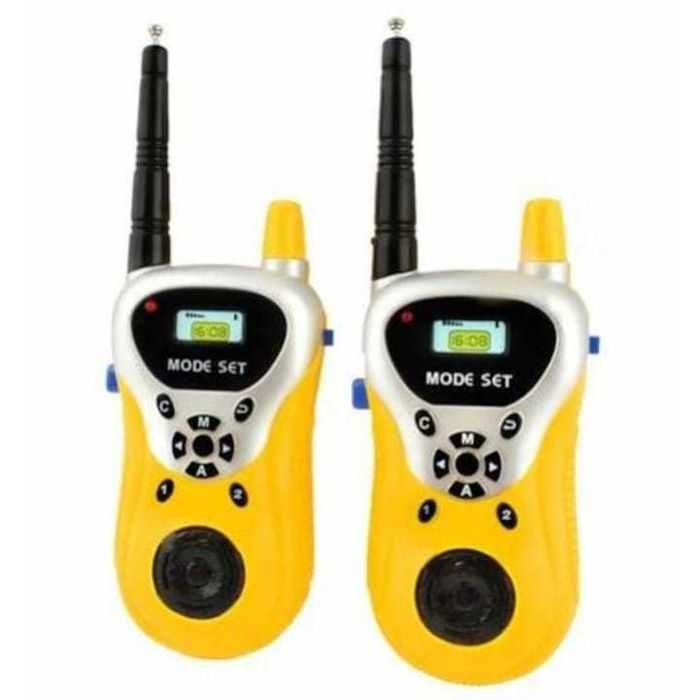 Set statie portabila Walkie-Talkie emisie-receptie cu afisaj,raza 100m