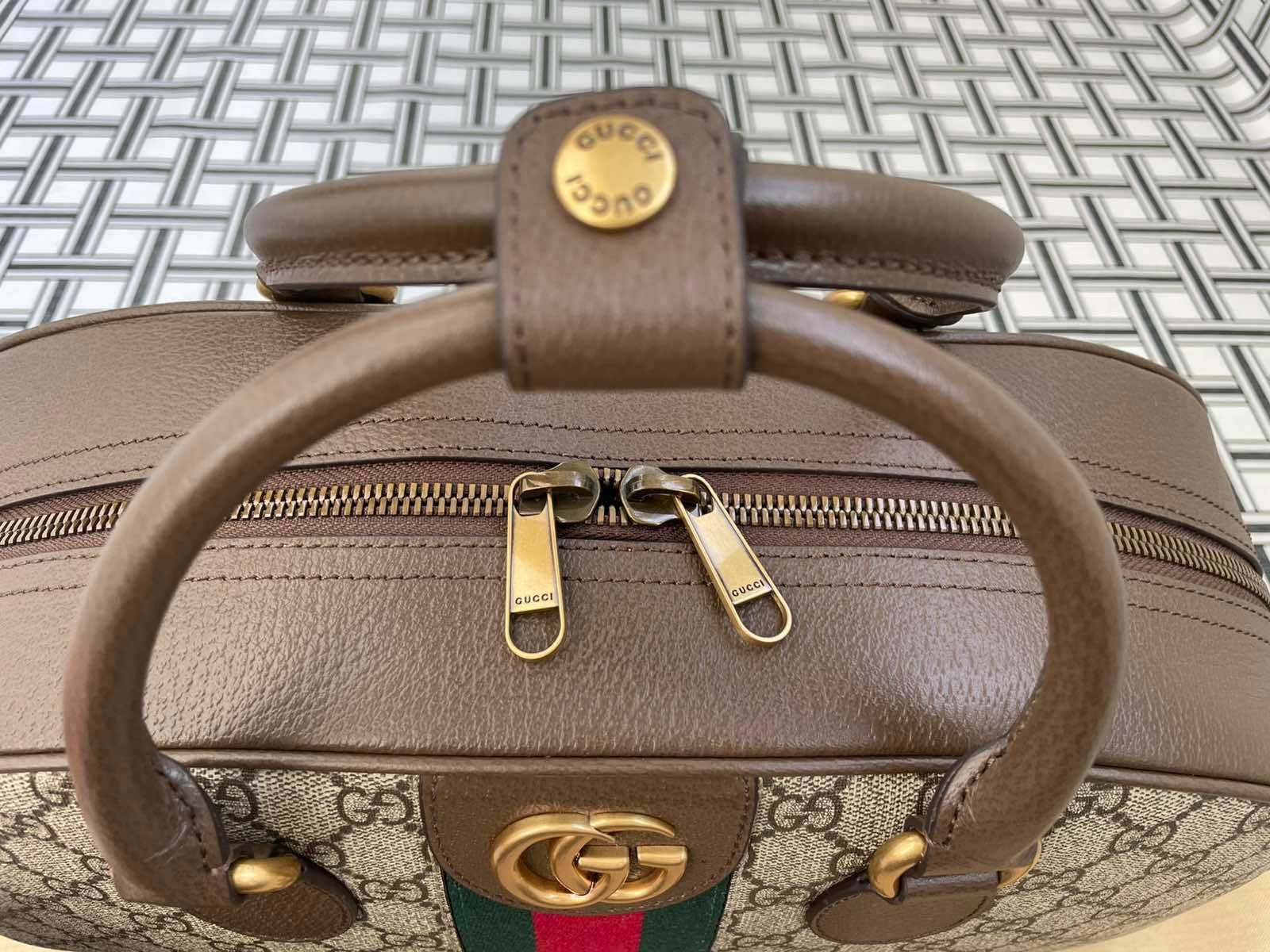 GUCCI Оригиналнa Чанта Ophidia Гучи Supreme Canvas Bowling Savoy Bag