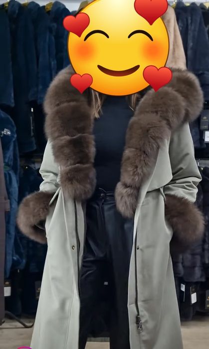 Продам парку натуральный мех