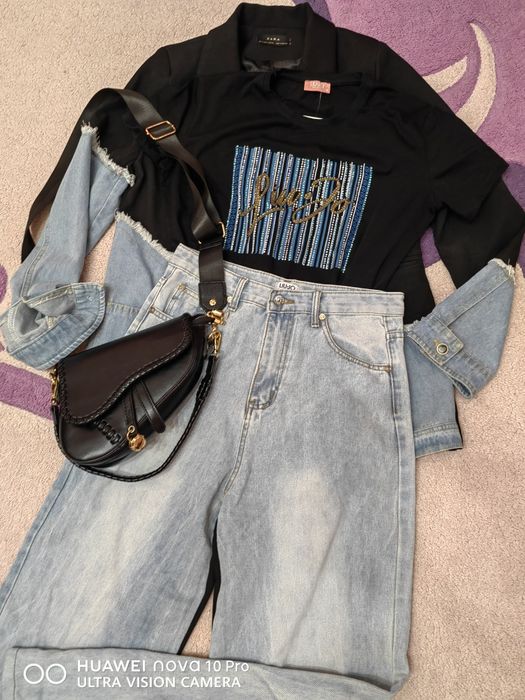 Сет Liu Jo (сако,блузка и дънки)