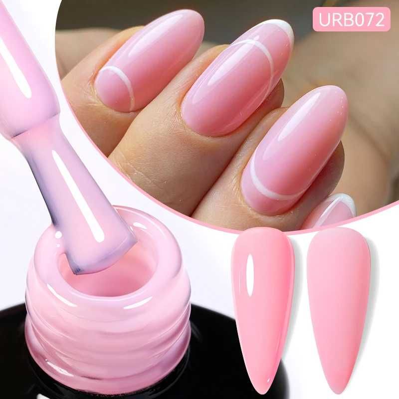 КАУЧУКОВА UV&LED база 2 в 1 Macaron - UR SUGAR 7 мл бонбонени цветове