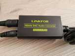 Linkfor 192 kHz DAC audio converter optical to rca