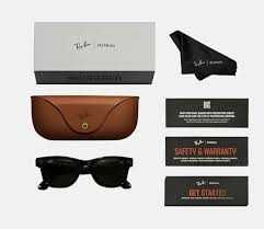 Очки Ray-Ban Meta Wayfarer в цвете Shiny Black доставка есть