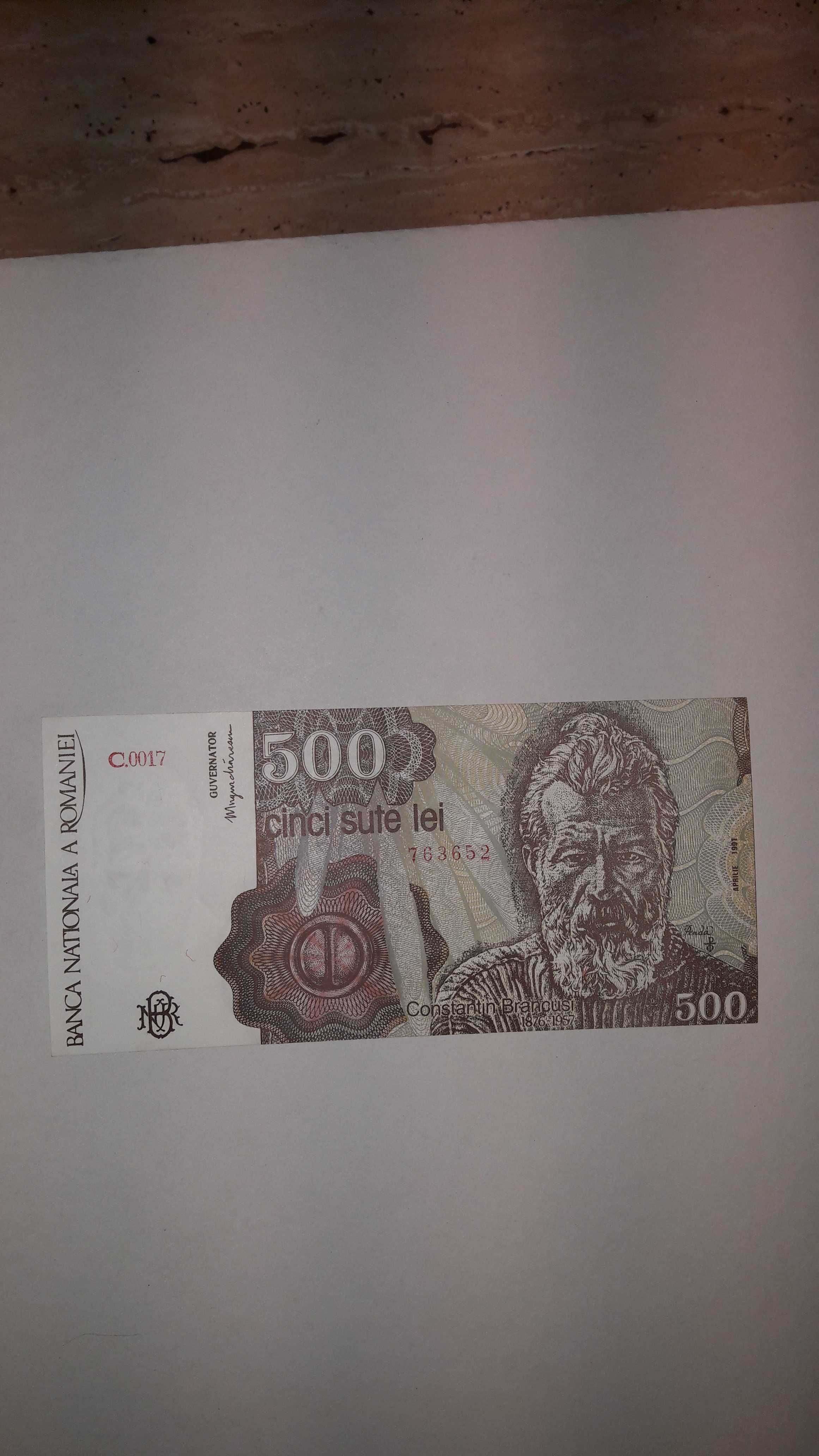 Vand bancnota 500 lei