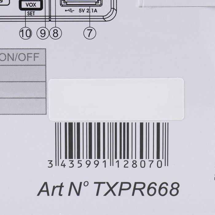 Statie radio CB President HARRISON II ASC AM/FM, VOX, NB, ANL, 12V/24V