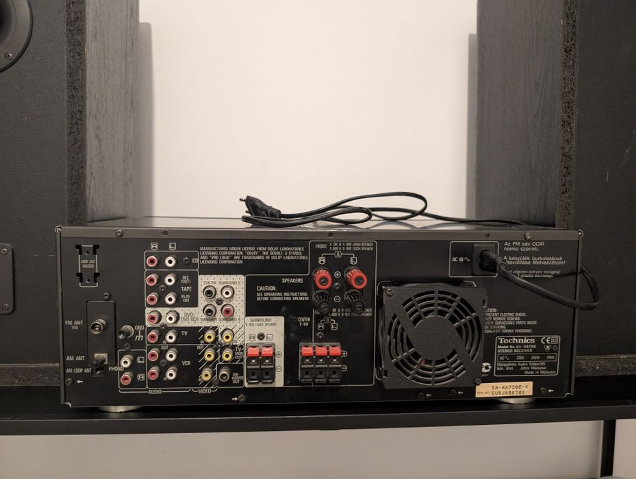 Sistem Hi-Fi Technics – Amplituner SA-AX720 + Boxe Technics SB-CS65