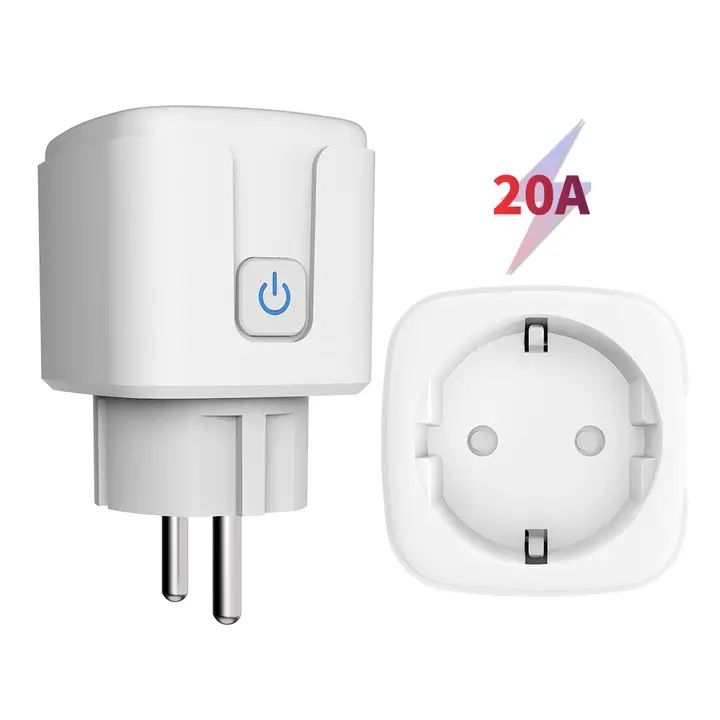 Tuya Smart 20А/4200W WiFi умен контакт с отчет на ел.енергия