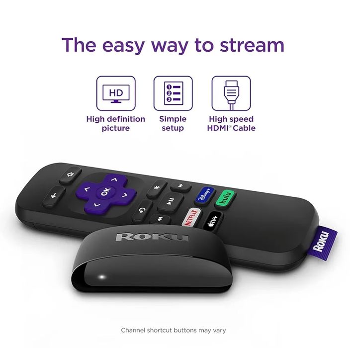 Roku Express Smart TV Box – Netflix, YouTube, Disney+ – Nou, Plug&Play