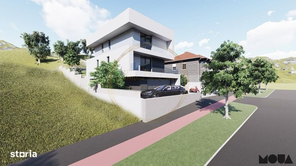 Casa individuala, la rosu,  135 mp utili, garaj , 448mp teren, Voronet