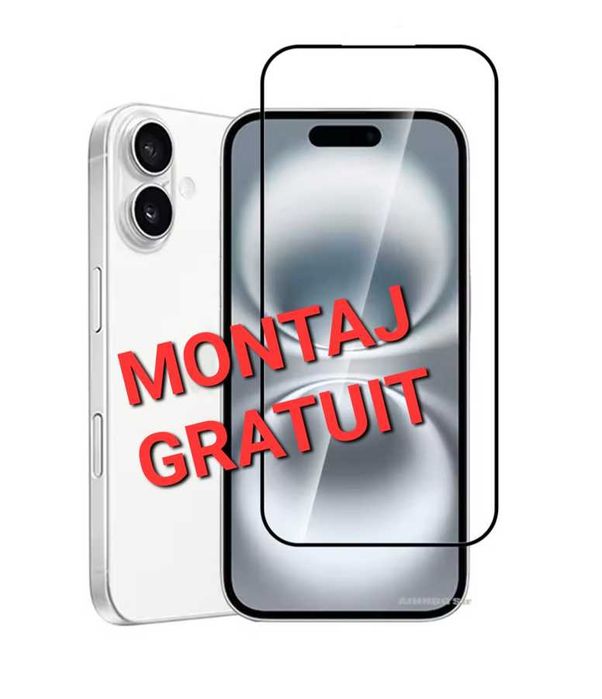 iPhone 17 . 17 Air . 17 Pro . 17 Pro Max Folie de Sticla Full