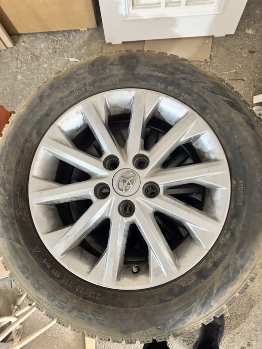 Зимний шины, диски на Тойота, диска r16, шина
