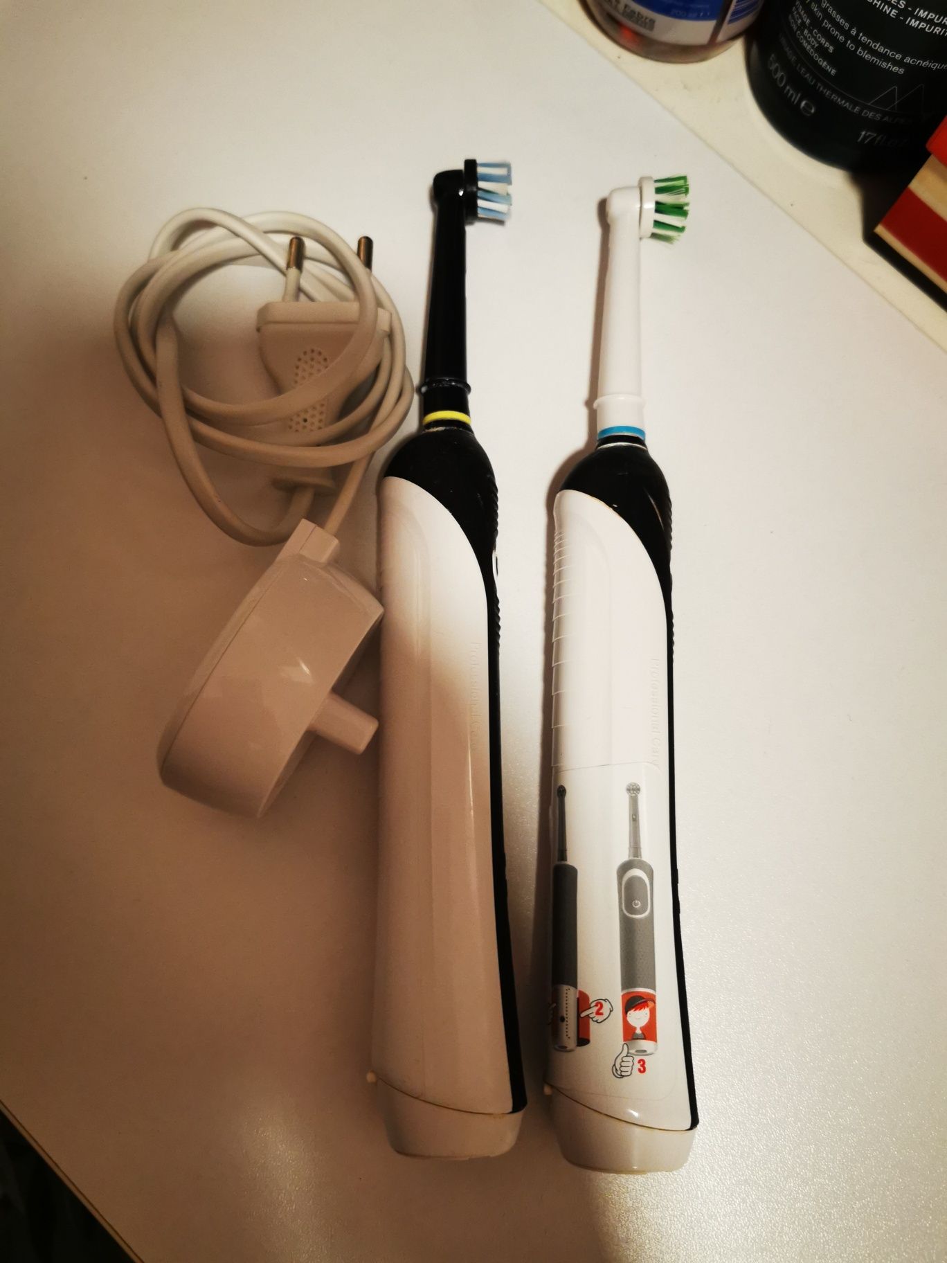 Set 2 Periute dinti electric Oral-B PRO 1 790 Cross Action, 40000 osci
