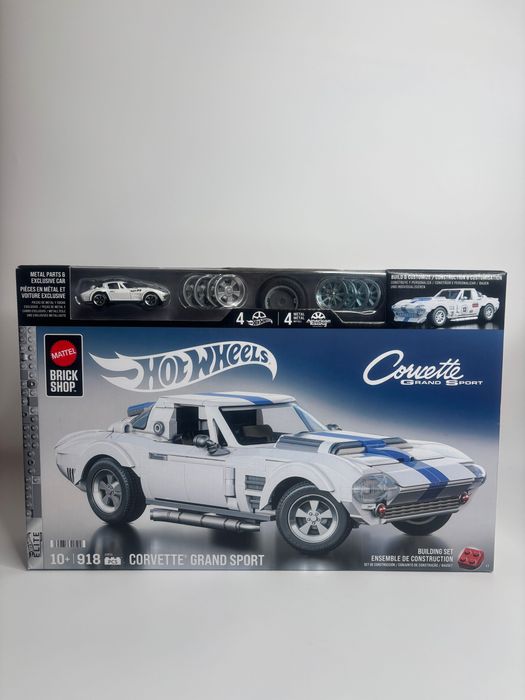 MATTEL Brickshop Hot Wheels Corvette Grand Sport ca LEGO - nou sigilat